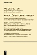 Cover: Grenz&uuml;berschreitungen - De Gruyter
