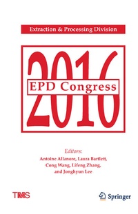 Enlarge image Cover: EPD Congress 2016 - Springer