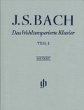 Cover: Johann Sebastian Bach - Das Wohltemperierte Klavier Teil I BWV 846-869 - Henle, G&uuml;nter
