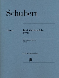 Abbildung von: Franz Schubert - 3 Klavierstücke (Impromptus) op. post. D 946 - Henle, Günter