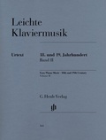 Cover: Klaviermusik (Auswahlband) - Leichte Klaviermusik - 18. und 19. Jahrhundert, Band II - Henle, G&uuml;nter