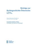 Cover: Beitr&auml;ge zur Rechtsgeschichte &Ouml;sterreichs, 6. Jahrgang, Heft 2/2016 - Verlag der &ouml;sterreichischen Akademie der Wissenschaften
