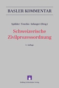 Cover: Schweizerische Zivilprozessordnung - Helbing & Lichtenhahn