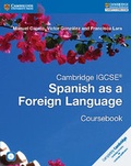 Cover: Cambridge IGCSE (R) Spanish as a Foreign Language Coursebook with Audio CD - Cambridge University Press