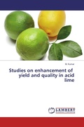 Cover: Studies on enhancement of yield and quality in acid lime - LAP Lambert Academic Publishing