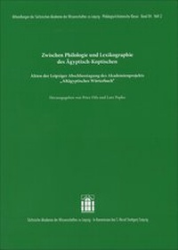 Abbildung von: Zwischen Philologie und Lexikographie des Ägyptisch-Koptischen - Hirzel