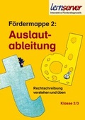 Cover: Lernserver-F&ouml;rdermappe 2: Auslautableitungen - Lernserver-Institut - Verlag f&uuml;r Bildungsmedien
