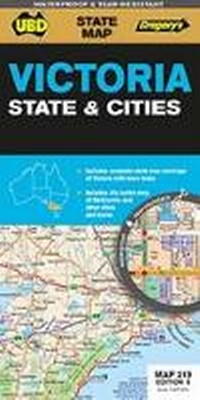 Abbildung von: Victoria State & Cities Map 319 6th ed (waterproof) - UBD Gregory's
