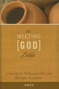 Cover: Meeting God Bible-NRSV - Upper Room Books
