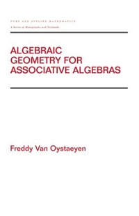 Abbildung von: Algebraic Geometry for Associative Algebras - CRC Press