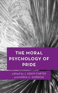Cover: The Moral Psychology of Pride - Rowman & Littlefield International