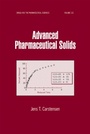 Cover: Advanced Pharmaceutical Solids - CRC Press