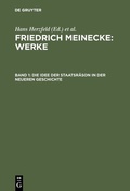 Cover: Die Idee der Staatsr&auml;son in der neueren Geschichte - De Gruyter Oldenbourg
