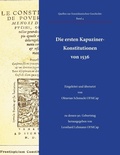 Cover: Die ersten Kapuziner-Konstitutionen von 1536 - Books on Demand
