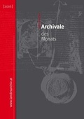 Cover: Archivale des Monats (2016) - Vorarlberger Landesarchiv