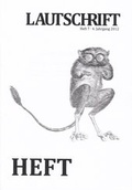 Cover: Lautschrift Heft - Literarische Gesellschaft Th&uuml;ringen