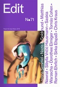 Cover: Edit 71 - Spector Books