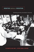 Cover: Debating Moral Education - Duke University Press