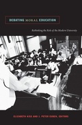 Cover: Debating Moral Education - Duke University Press