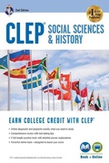 Cover: Clep(r) Social Sciences & History Book + Online, 2nd Ed. - Research & Education Association