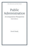 Cover: Public Administration, A Comparative Perspective - Routledge