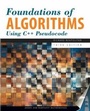 Cover: Foundations of Algorithms Using C++ Pseudocode - Jones and Bartlett Publishers, Inc
