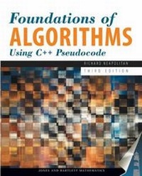 Enlarge image Cover: Foundations of Algorithms Using C++ Pseudocode - Jones and Bartlett Publishers, Inc