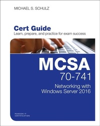 Abbildung von: MCSA 70-741 Cert Guide - Pearson It Certification