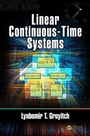 Cover: Linear Continuous-Time Systems - CRC Press
