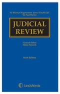 Cover: Supperstone, Goudie & Walker: Judicial Review Sixth edition - Butterworths Law