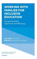 Cover: Working with Families for Inclusive Education - Emerald Publishing Limited