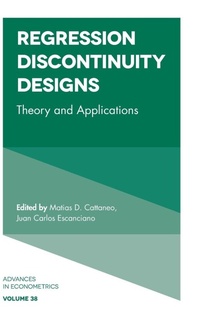 Enlarge image Cover: Regression Discontinuity Designs - Emerald Publishing Limited