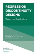 Cover: Regression Discontinuity Designs - Emerald Publishing Limited