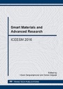 Cover: Smart Materials and Advanced Research - Trans Tech Publications Ltd