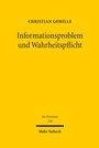 Cover: Informationsproblem und Wahrheitspflicht - Mohr Siebeck