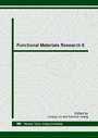 Cover: Functional Materials Research II - Trans Tech Publications Ltd