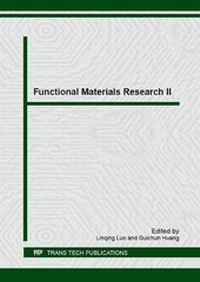 Enlarge image Cover: Functional Materials Research II - Trans Tech Publications Ltd