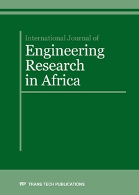 Abbildung von: International Journal of Engineering Research in Africa Vol. 28 - Trans Tech Publications Ltd
