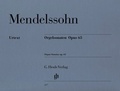Cover: Felix Mendelssohn Bartholdy - Orgelsonaten op. 65 - Henle, G&uuml;nter