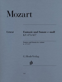 Abbildung von: Wolfgang Amadeus Mozart - Fantasie und Sonate c-moll KV 475/457 - Henle, Günter