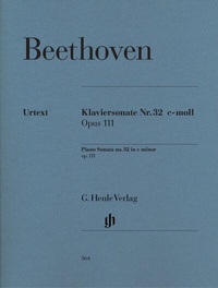Abbildung von: Ludwig van Beethoven - Klaviersonate Nr. 32 c-moll op. 111 - Henle, Günter
