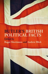 Abbildung von: Butler's British Political Facts - Palgrave Macmillan
