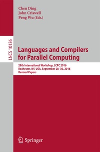 Enlarge image Cover: Languages and Compilers for Parallel Computing - Springer