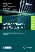 Cover: Mobile Networks and Management - Springer
