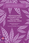Cover: Professional Authority After the Global Financial Crisis - Palgrave Macmillan