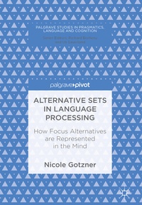 Abbildung von: Alternative Sets in Language Processing - Palgrave Macmillan