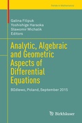 Bild: Analytic, Algebraic and Geometric Aspects of Differential Equations - Birkh&auml;user