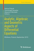 Bild: Analytic, Algebraic and Geometric Aspects of Differential Equations - Birkh&auml;user