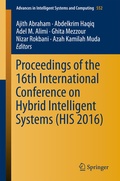 Cover: Proceedings of the 16th International Conference on Hybrid Intelligent Systems (HIS 2016) - Springer