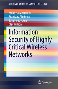 Abbildung von: Information Security of Highly Critical Wireless Networks - Springer